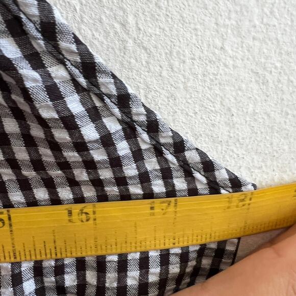 Gingham Babydoll Top, Cottagecore Coquette Retro Preppy Academia Medium - Picture 6 of 6